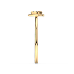 Load image into Gallery viewer, Pear Shaped with Round Clustered Lab Grown Diamond Ring by Stefee Jewels