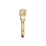 Load image into Gallery viewer, Multi-Shape Half Band Lab Grown - Engagement Diamond Ring by Stefee Jewels