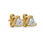 Load image into Gallery viewer, Eclectic Triangle lab Grown Diamond Pendant Set by Stefee Jewels