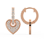 Load image into Gallery viewer, Dazzling Dreams Lab Grown Diamond Hoop Earrings by Stefee Jewels