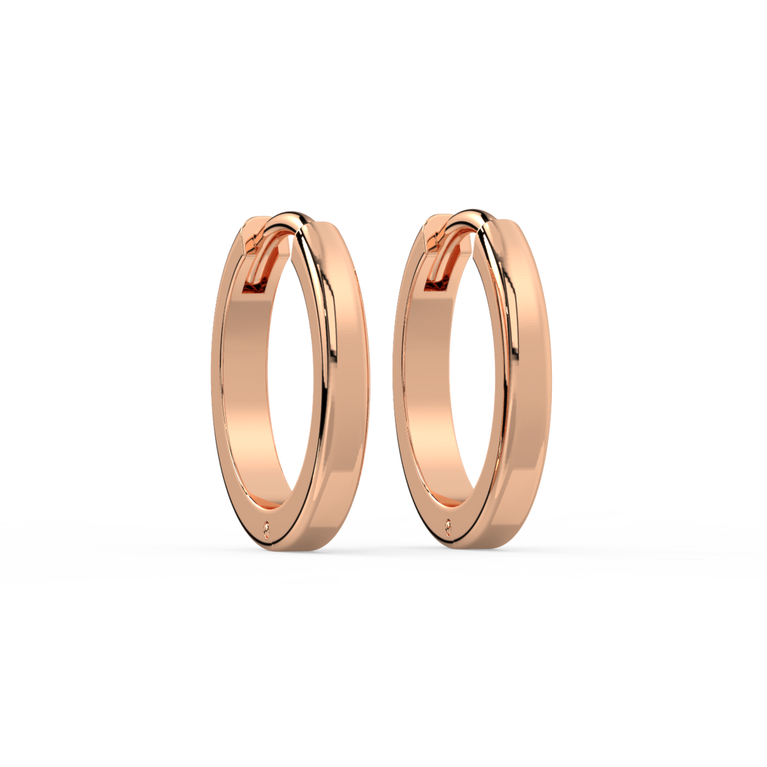 Huggie Hoops Lab Grown Diamond Earrings by Stefee