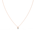 Load image into Gallery viewer, Solitaire Princess Lab Grown Diamonds Pendant by Stefee
