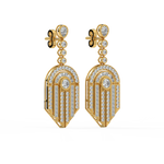 Load image into Gallery viewer, Brilliant Blossoms Lab Grown Diamond Drop Earrings by Stefee Jewels