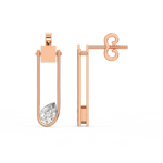 Load image into Gallery viewer, Twinkling Treasures Lab Grown Diamond Drop Earrings by Stefee Jewels