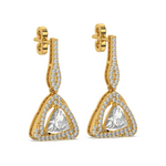 Load image into Gallery viewer, Moderm Geometric Lab Grown Diamond  Studs By Stefee Jewels