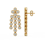 Load image into Gallery viewer, Cluster Dangle Earrings By Stefee Jewels