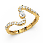 Load image into Gallery viewer, Timeless Design Lab Grown Diamond Ring for forever bond by Stefee Jewels