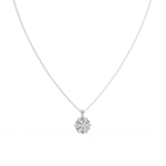 Load image into Gallery viewer, Radiant Flora Lab Grown Diamond  Pendant Set by Stefee Jewels