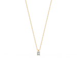Load image into Gallery viewer, Solitaire Emerald Lab Grown Diamond Pendant by Stefee