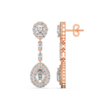 Load image into Gallery viewer, Classic Round  Lab Grown Diamond Ear Studs By Stefee Jewels