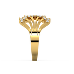 Load image into Gallery viewer, Mermaid Petals Shaped Lab Grown Diamond Ring by Stefee Jewels