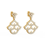 Load image into Gallery viewer, Brilliant Chains Lab Grown Diamond Drop Earrings by Stefee Jewels