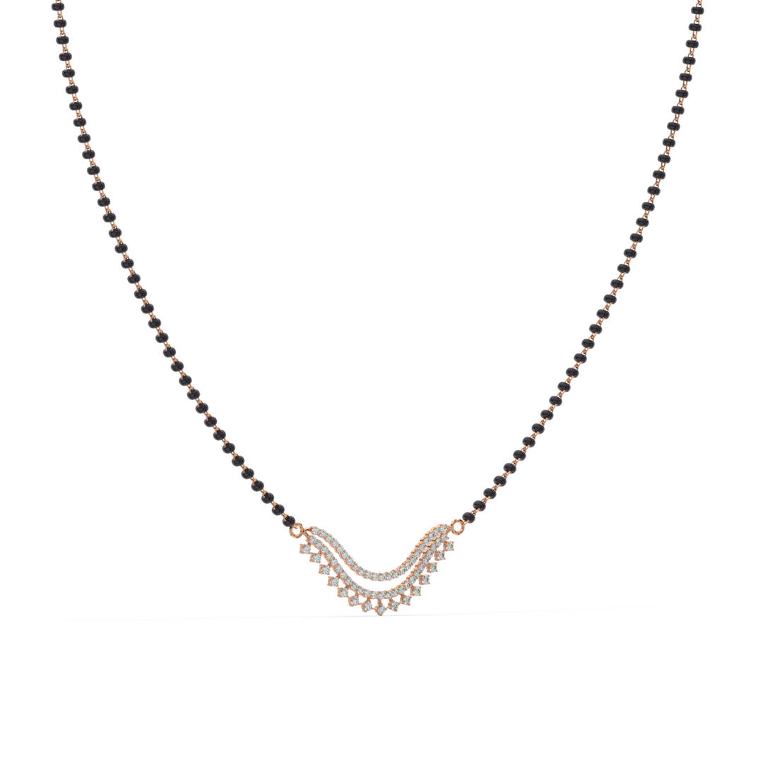 Sparkling Elegant  Lab Grown Diamond Necklace by Stefee Jewels