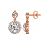 Load image into Gallery viewer, Signature Cross  Lab Grown Diamond Studs By Stefee Jewels