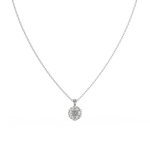 Load image into Gallery viewer, Floral Radiance Lab Grown Diamond Pendant Set by Stefee Jewels