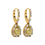 Load image into Gallery viewer, Radiant Reflections Lab Grown Diamond Drop Earrings by Stefee Jewels