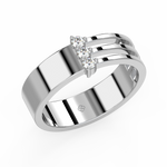 Load image into Gallery viewer, Triple Wave Lab Grown Diamond Ring by Stefee Jewels