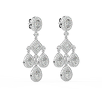 Load image into Gallery viewer, Shining Stars Lab Grown Diamond Drop Earrings by Stefee Jewels
