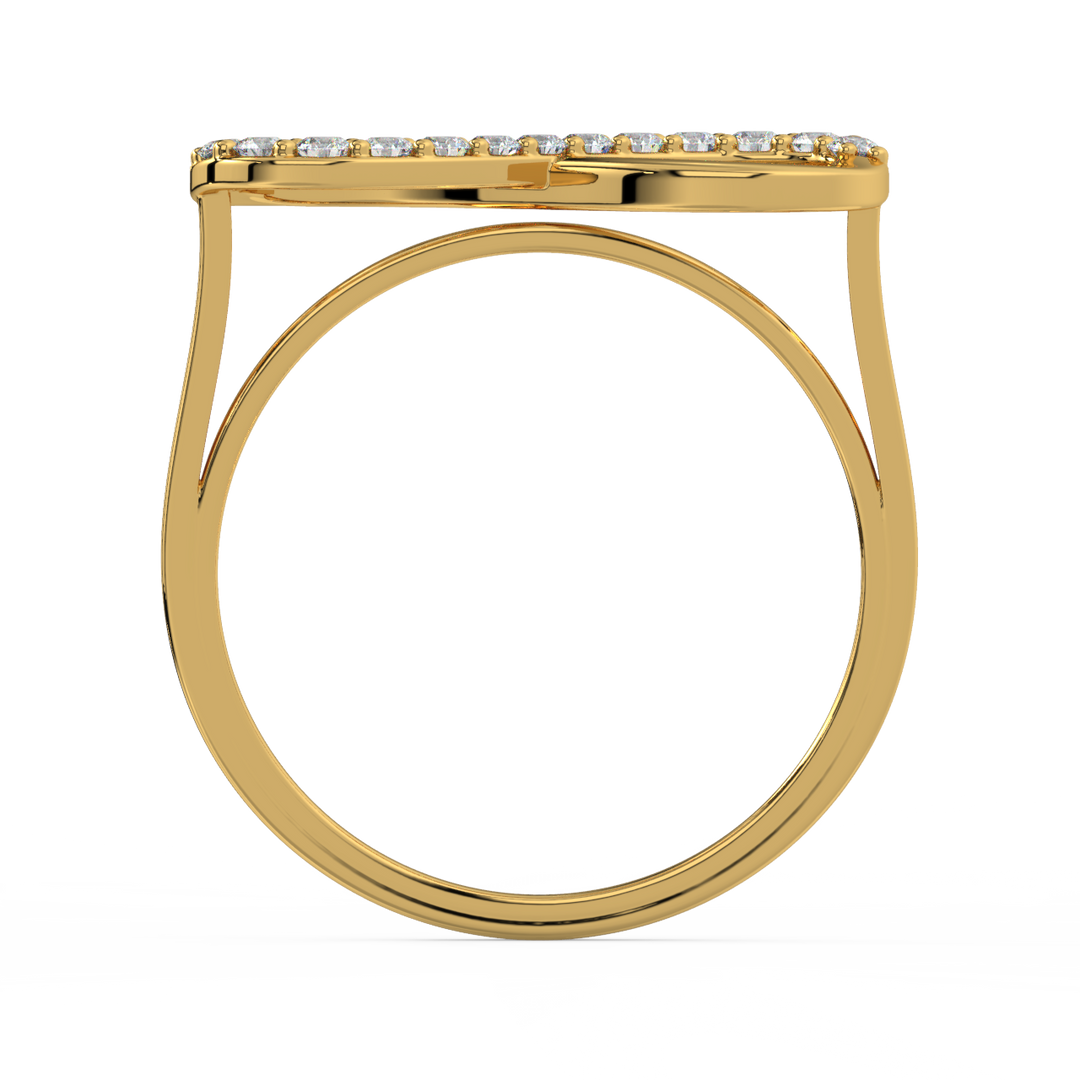 Infinity Lab Grown Diamond Ring by Stefee Jewels