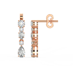 Load image into Gallery viewer, Classic Sparkling Lab Grown Diamond StudsBy Stefee Jewels