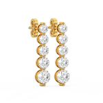 Load image into Gallery viewer, Elegant Double  Lab Grown Diamond Studs By Stefee Jewels