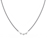Load image into Gallery viewer, Elegant Blossom Lab Grown Diamond Mangalsutra by Stefee Jewels