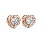 Load image into Gallery viewer, Loving Heart Lab Grown Diamond  Pendant Set by Stefee Jewels