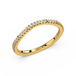 Load image into Gallery viewer, Very Slight Rippling Round Lab Grown Diamond Ring by Stefee Jewels