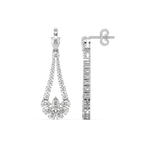 Load image into Gallery viewer, Flora Lab Grown Diamond  Danglers By Stefee Jewels