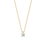 Load image into Gallery viewer, Solitaire Princess Lab Grown Diamonds Pendant by Stefee