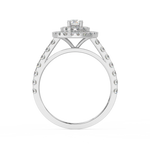 Load image into Gallery viewer, Double Halo Lab Grown - Engagement Diamond Ring by Stefee Jewels