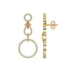 Load image into Gallery viewer, Hoops on Hoops  Lab Grown Diamond Earrings By Stefee Jewels