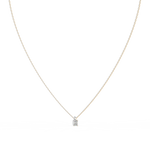 Load image into Gallery viewer, Solitaire Emerald Lab Grown Diamond Pendant by Stefee