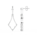 Load image into Gallery viewer, Glitter Streams Lab Grown Diamond Drop Earrings by Stefee Jewels