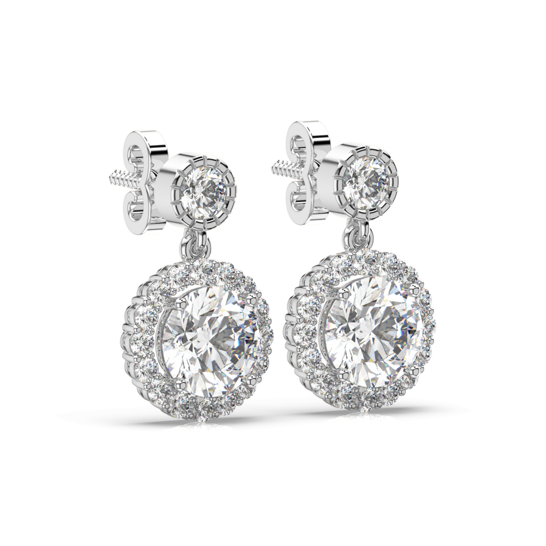 Signature Cross  Lab Grown Diamond Studs By Stefee Jewels