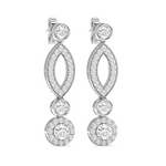 Load image into Gallery viewer, Glamour Droplet Earrings By Stefee Jewels