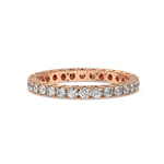 Load image into Gallery viewer, Small Petite Brilliant Round Band Lab Grown Diamond  Ring by Stefee Jewels