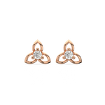 Load image into Gallery viewer, Open Petal Lab Grown Diamond Earrings by Stefee