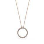 Load image into Gallery viewer, Mini Circle Lab Grown Diamonds Pendant by Stefee