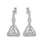 Load image into Gallery viewer, Moderm Geometric Lab Grown Diamond  Studs By Stefee Jewels