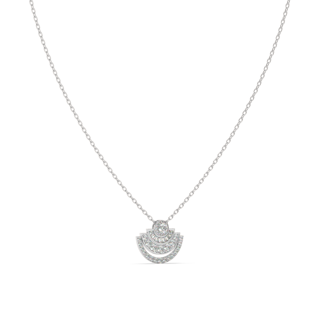 Moonshine Lab Grown Diamond Studded Pendants by Stefee Jewels