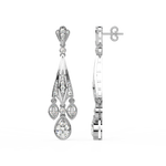 Load image into Gallery viewer, Ambrosia Star Lab Grown Diamond Drop Earrings by Stefee Jewels