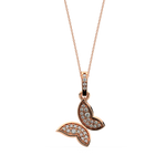 Load image into Gallery viewer, Princess Butterfly Lab Grown Diamond Pendant by Stefee