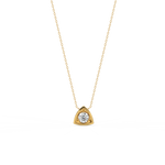 Load image into Gallery viewer, Triangular Lab Grown Diamond Pendant by Stefee Jewels