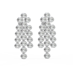 Load image into Gallery viewer, Cluster Dangle Earrings By Stefee Jewels