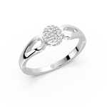 Load image into Gallery viewer, The Halo-Twisted Lab Grown Diamond Ring by Stefee Jewels