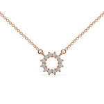 Load image into Gallery viewer, Open Circle Lab Grown Diamond Pendant Small by Stefee
