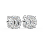 Load image into Gallery viewer, Round cut stud earrings By Stefee Jewels