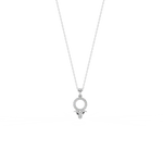 Load image into Gallery viewer, Delightful Lab Grown Diamond  Pendant Set by Stefee Jewels
