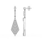 Load image into Gallery viewer, Dazzling Delight Lab Grown Diamond Drop Earrings by Stefee Jewels